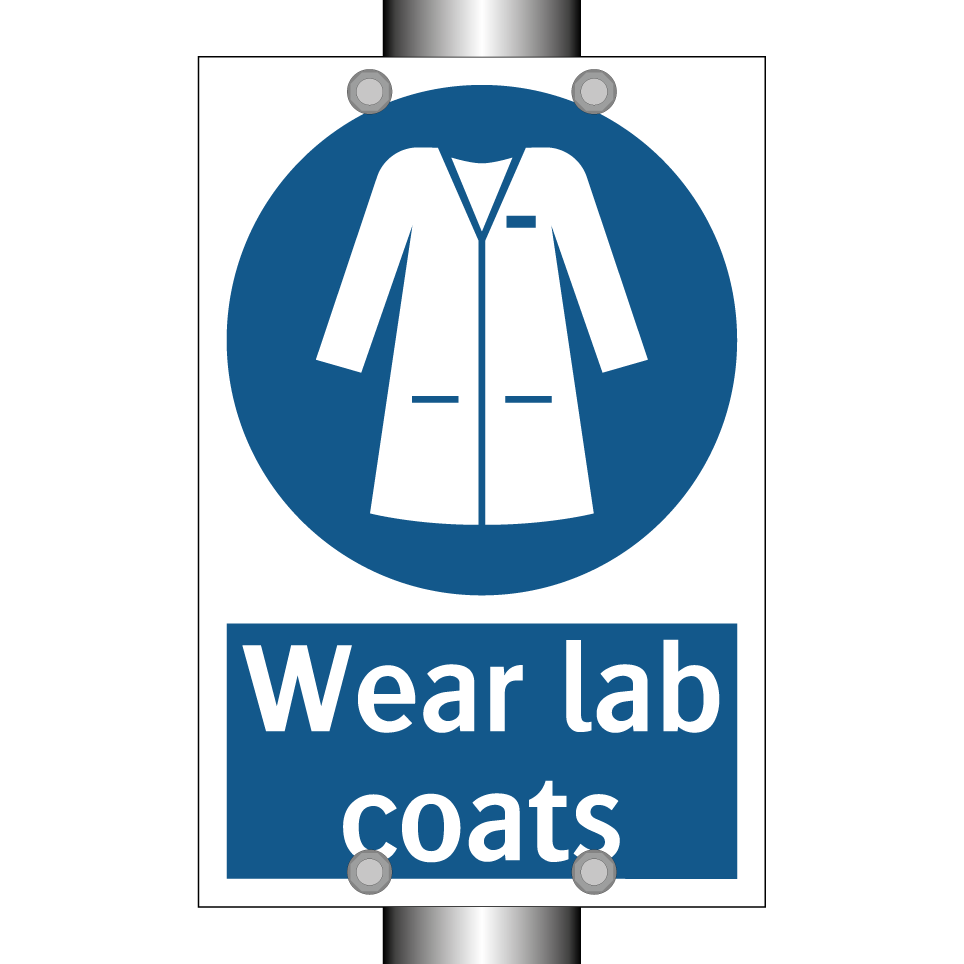 Wear lab coats