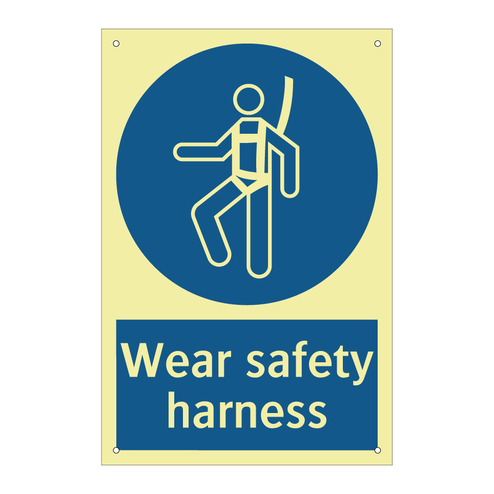 Wear safety harness