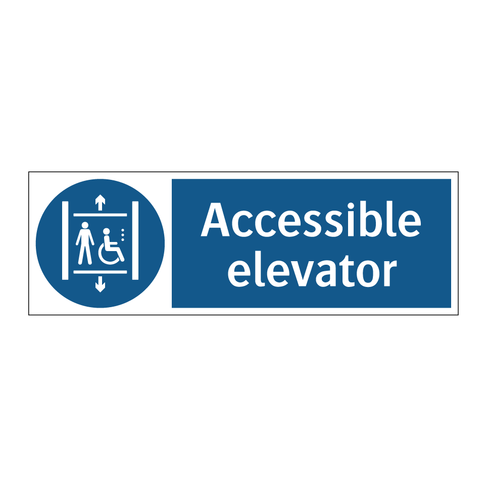 Accessible elevator