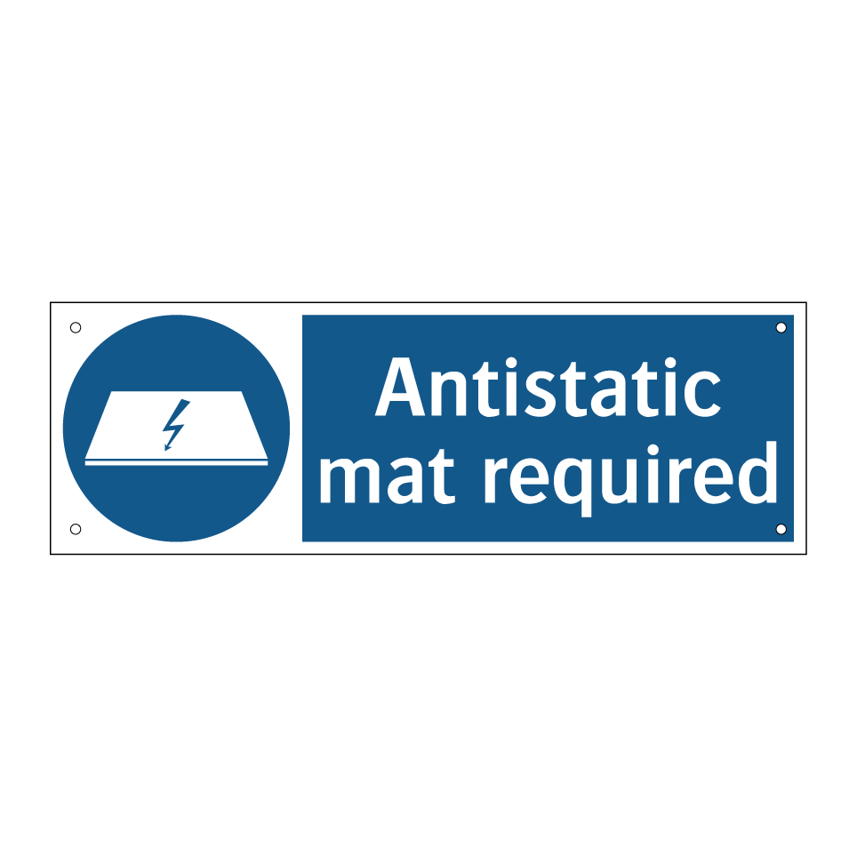 Antistatic mat required