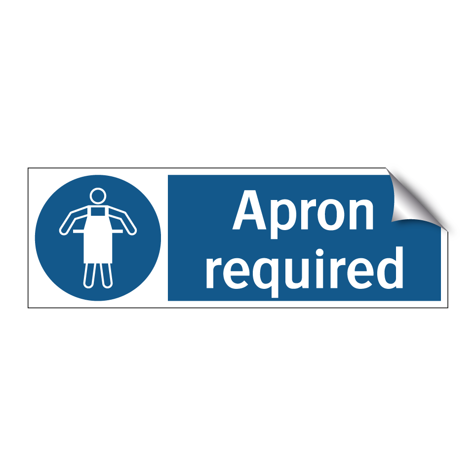 Apron required