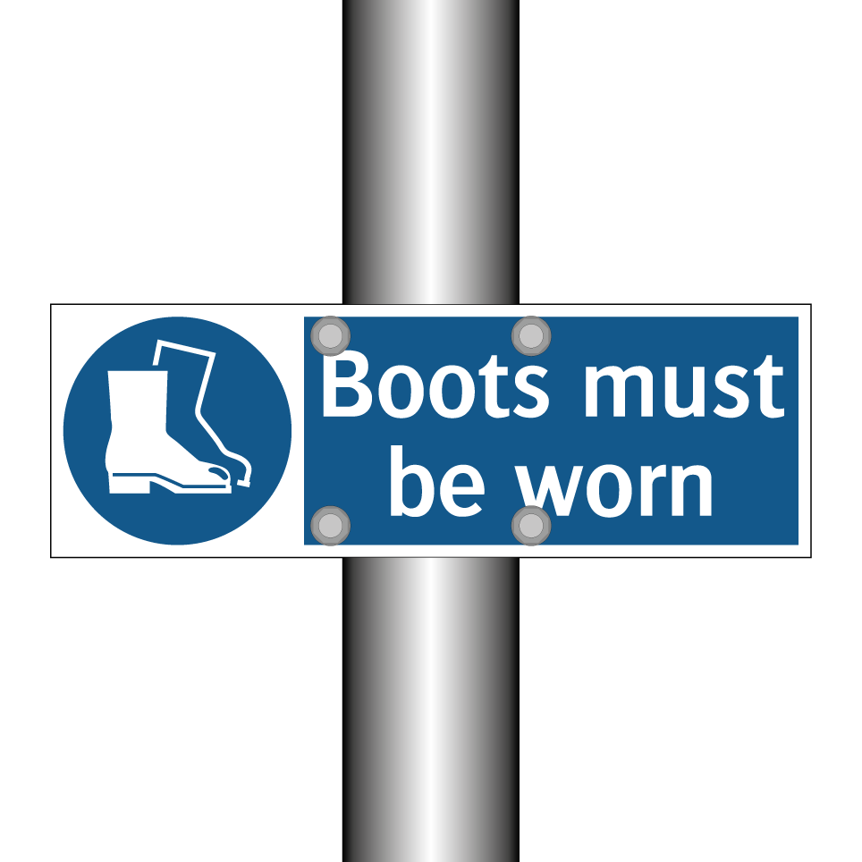 Boots must be worn