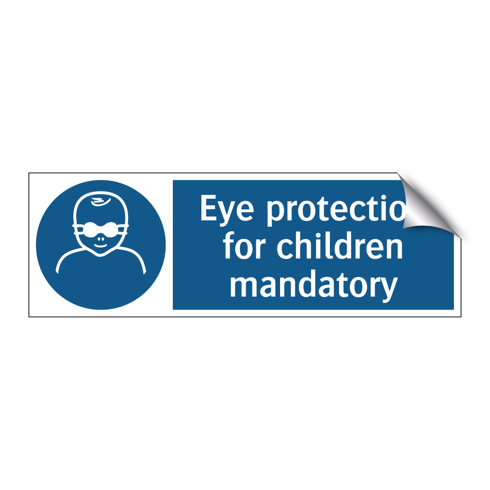 Eye protection for children mandatory