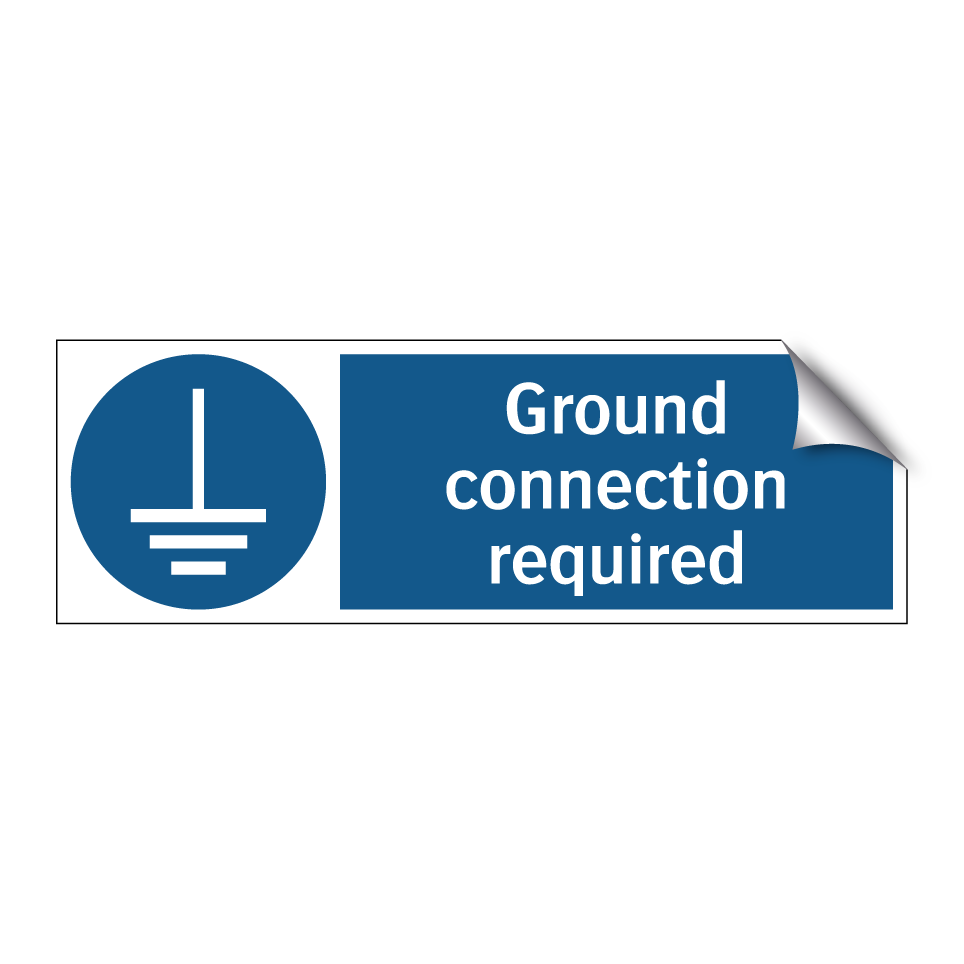 Ground connection required