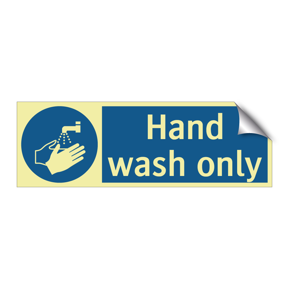 Hand wash only
