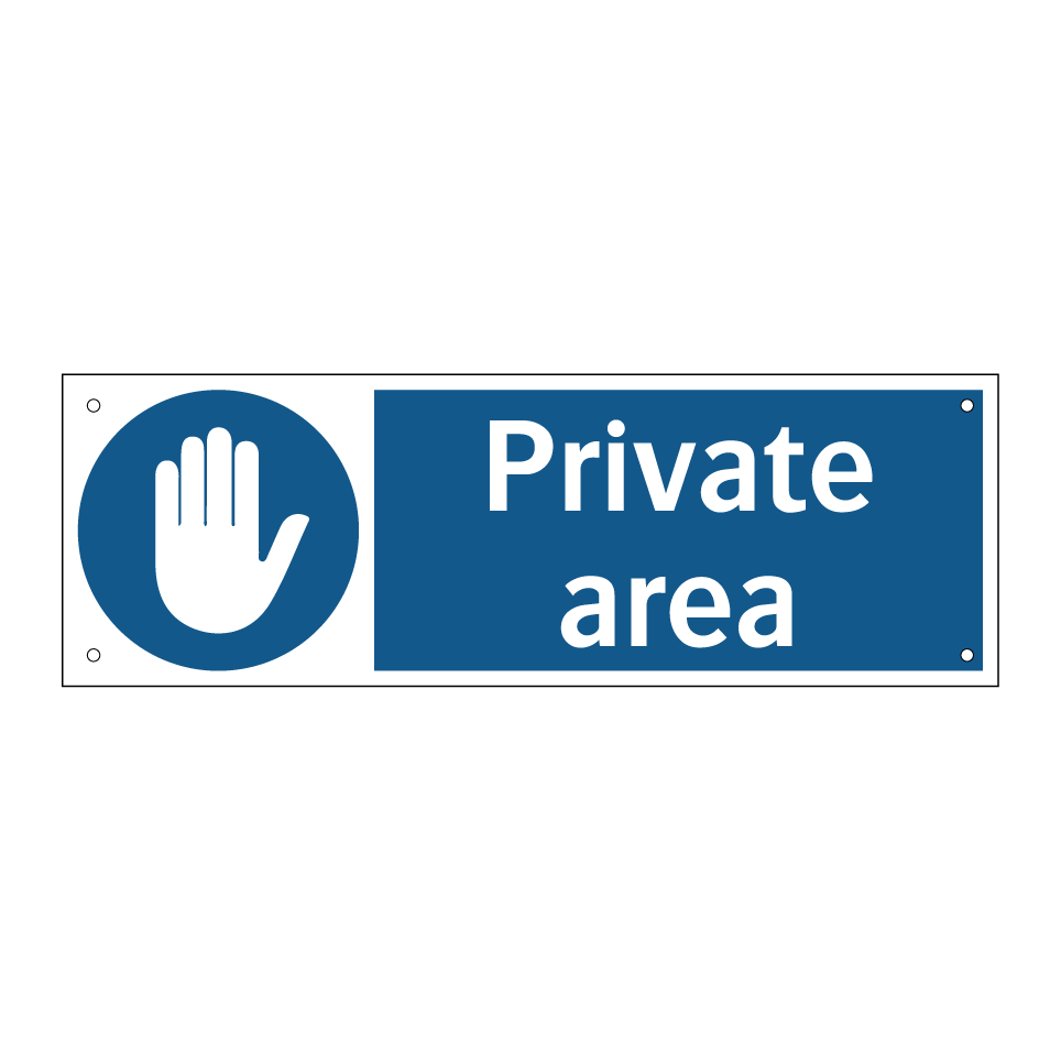 Private area