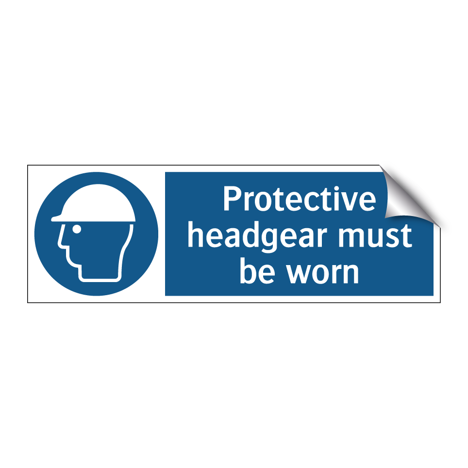 Protective headgear must be worn