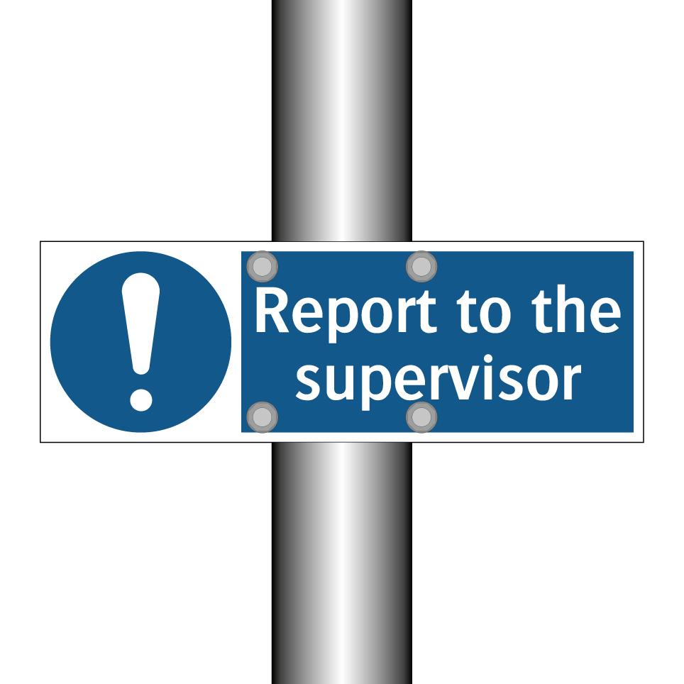 Report to the supervisor