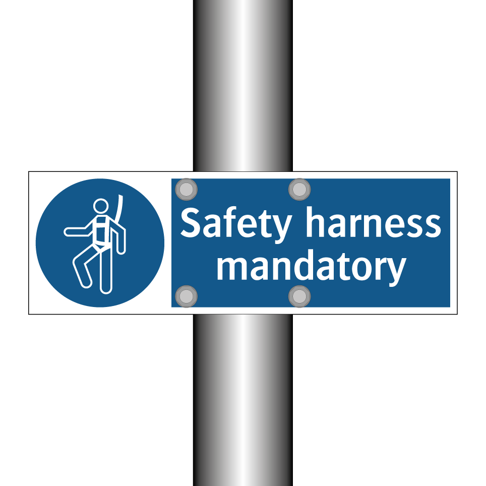 Safety harness mandatory