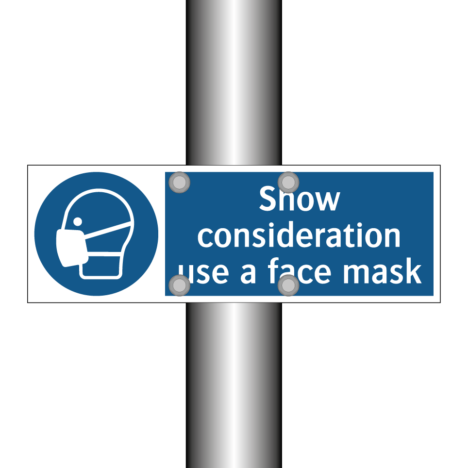 Show consideration use a face mask