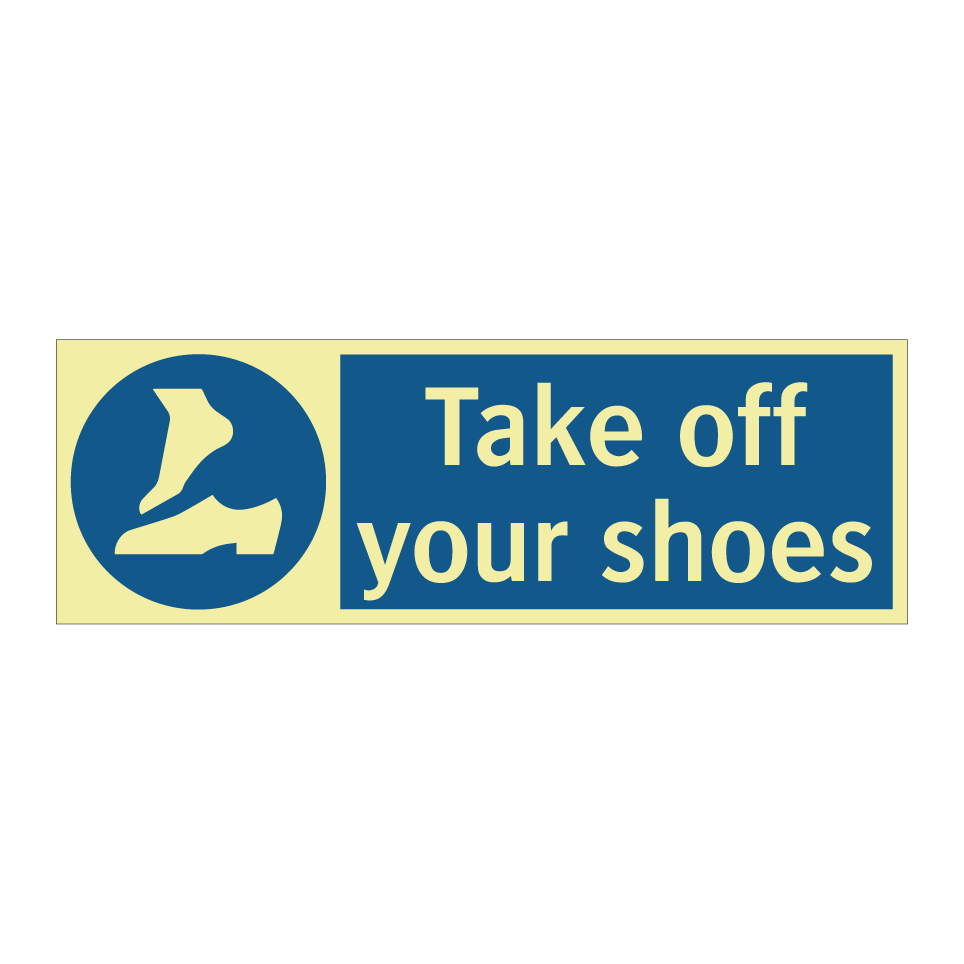 Take off your shoes