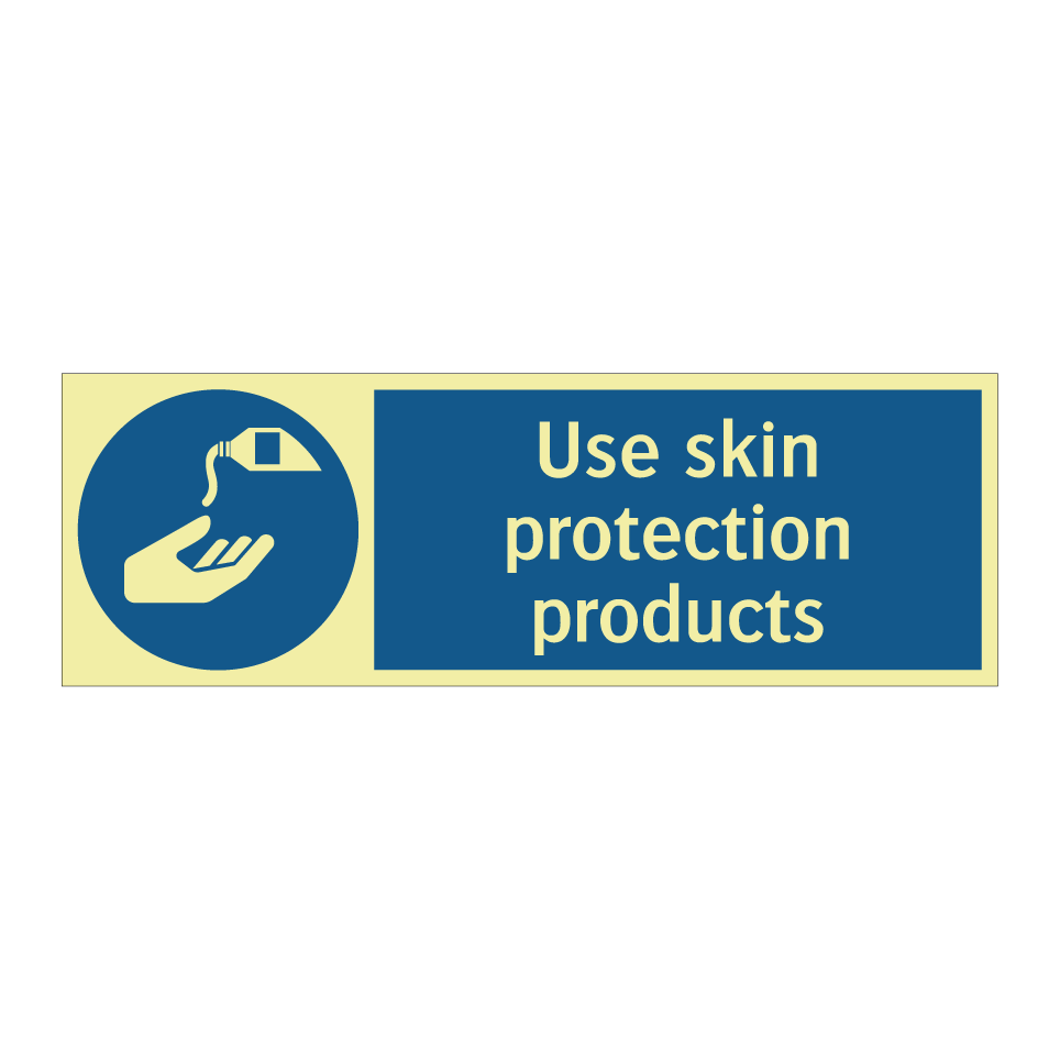 Use skin protection products