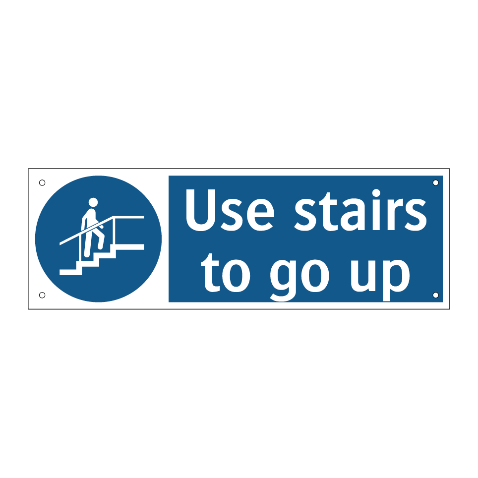 Use stairs to go up