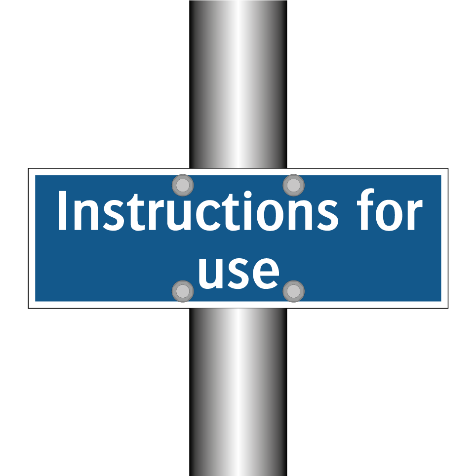 Instructions for use