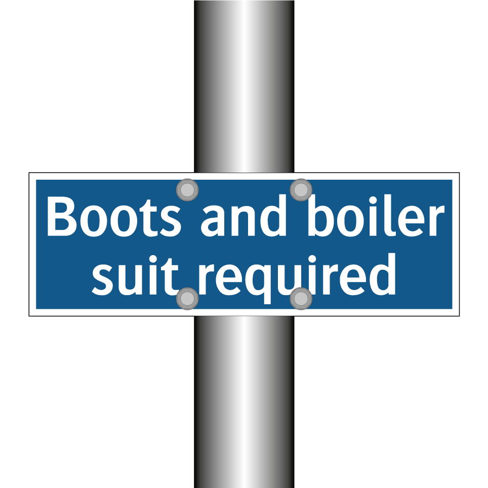 Boots and boiler suit required