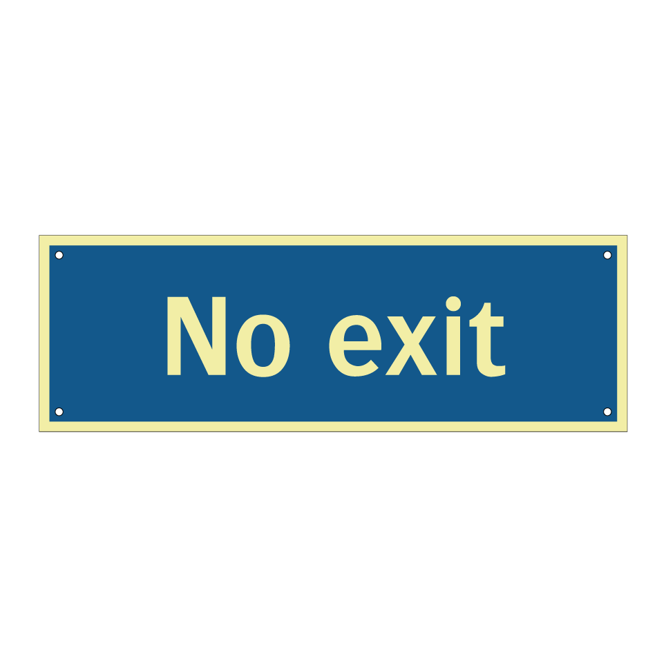 No exit