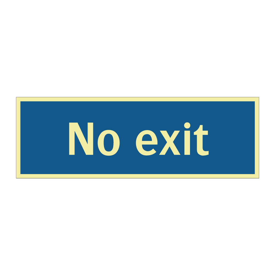 No exit