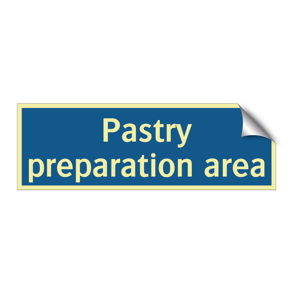 Pastry preparation area