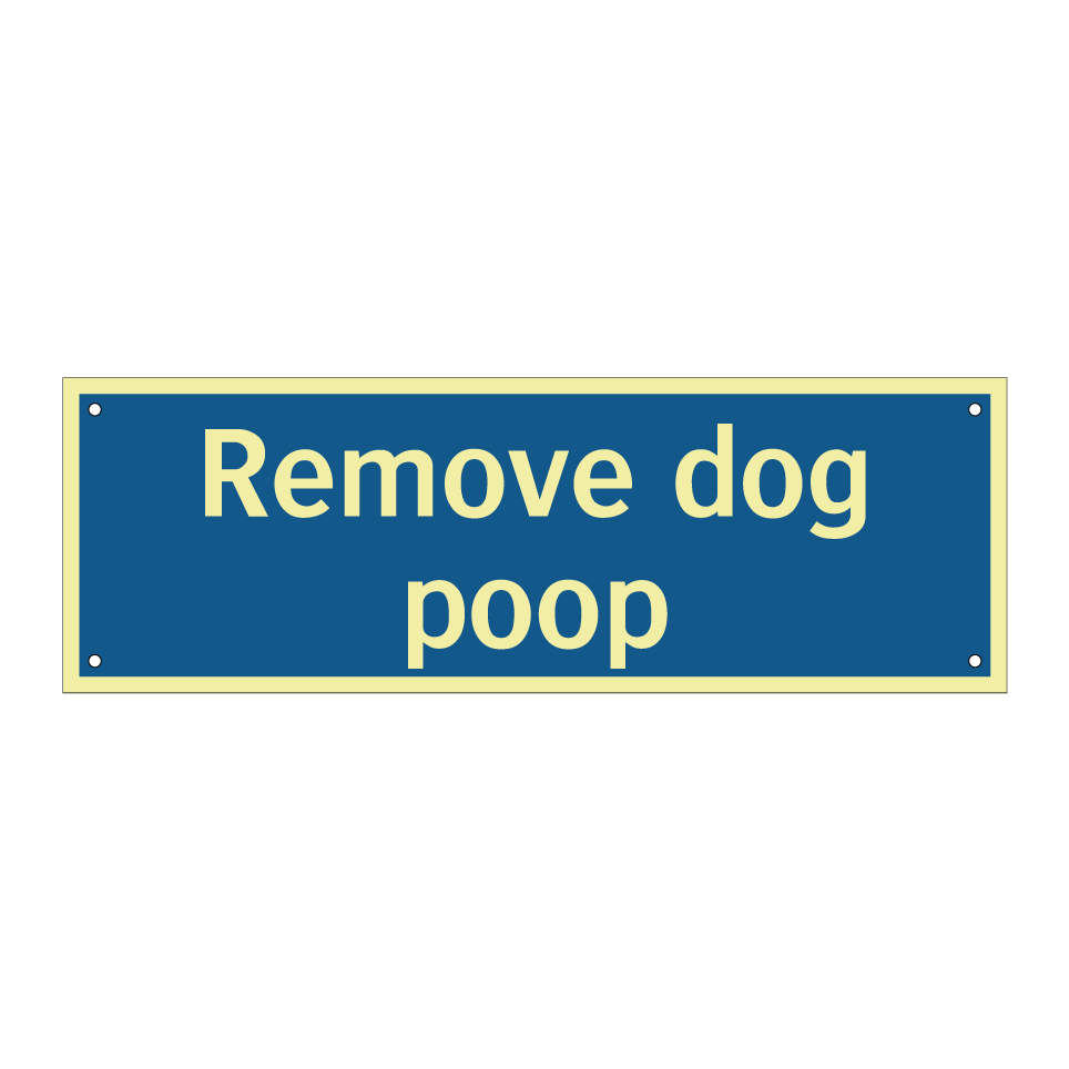 Remove dog poop