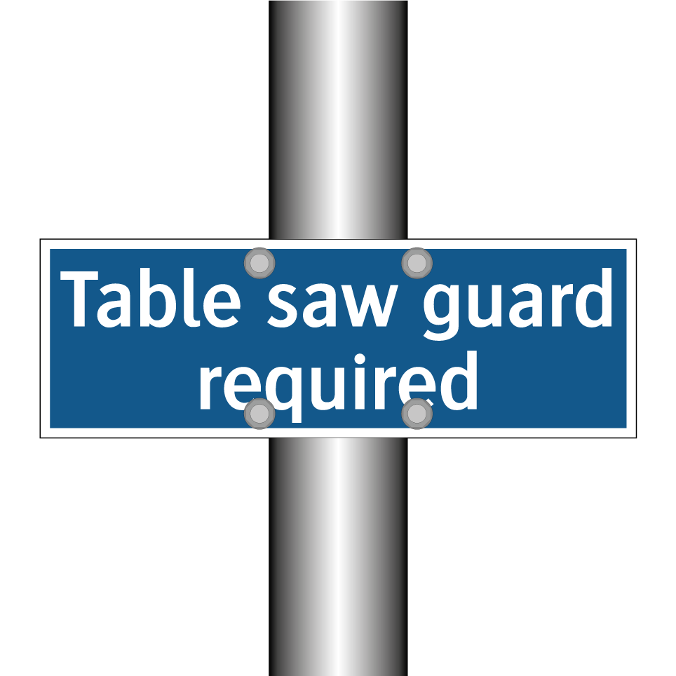 Table saw guard required