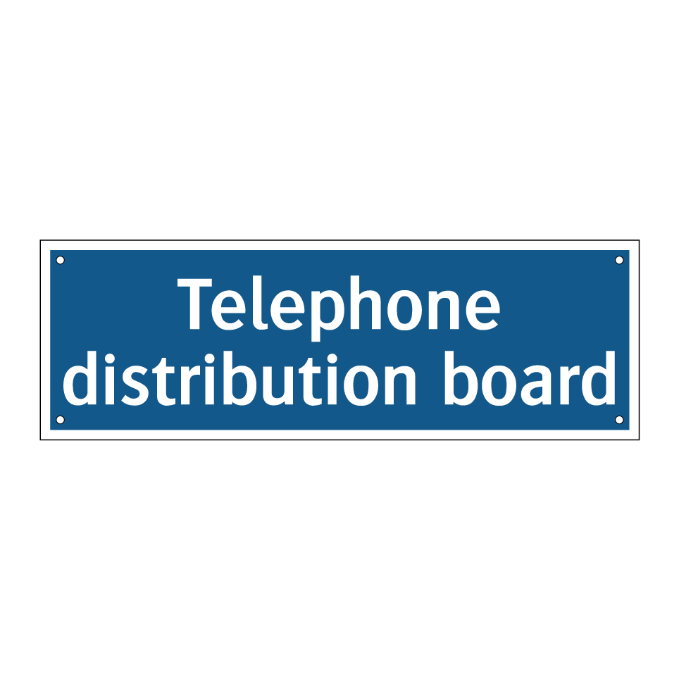 Telephone distribution board