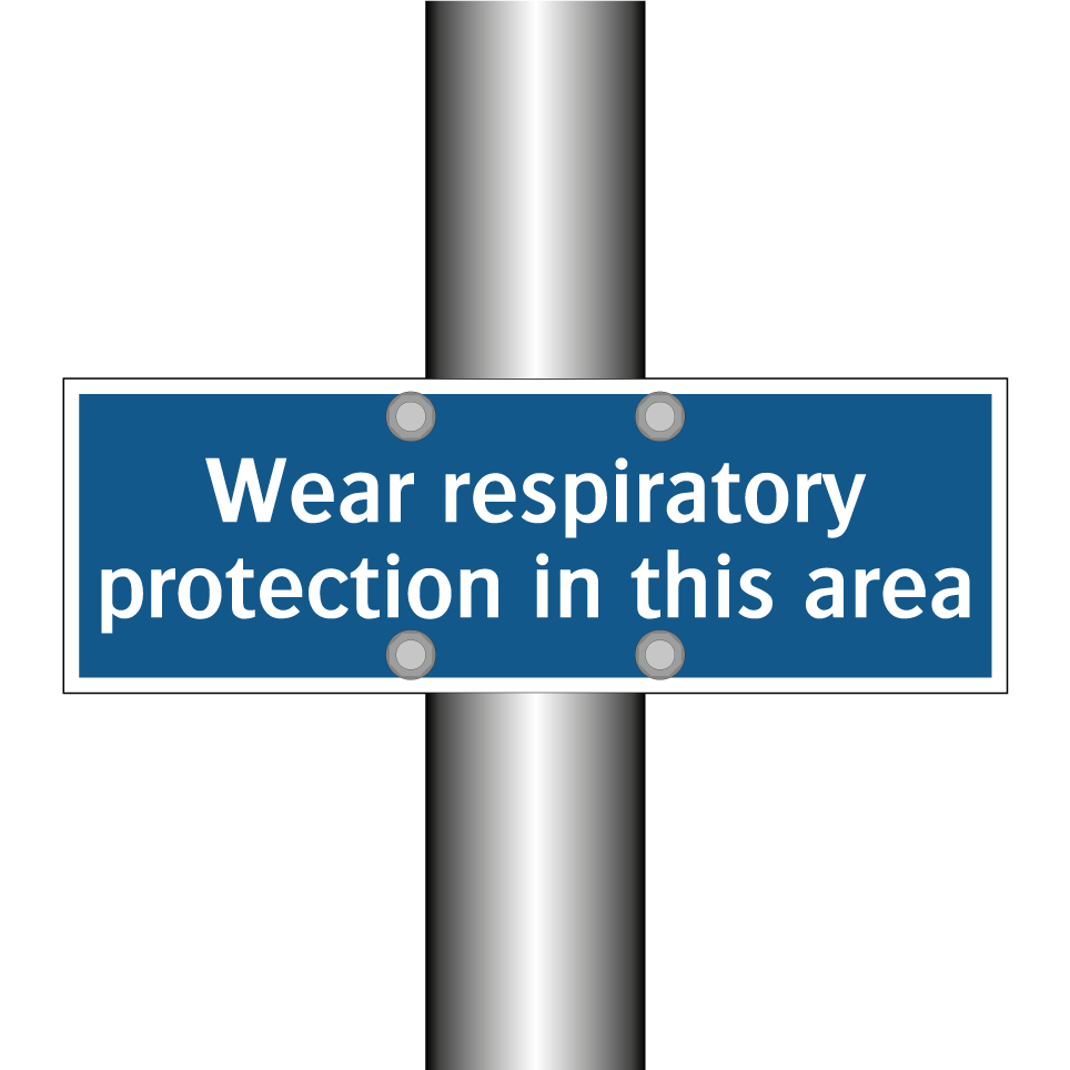 Wear respiratory protection in this area