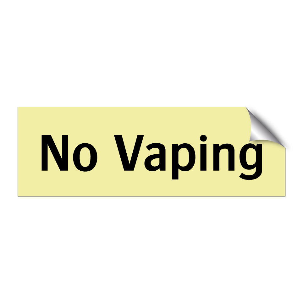 No Vaping