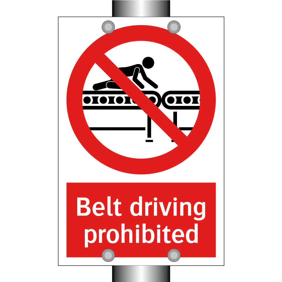 Belt driving prohibited