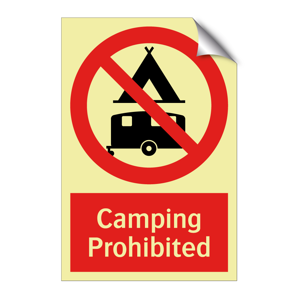 Camping Prohibited