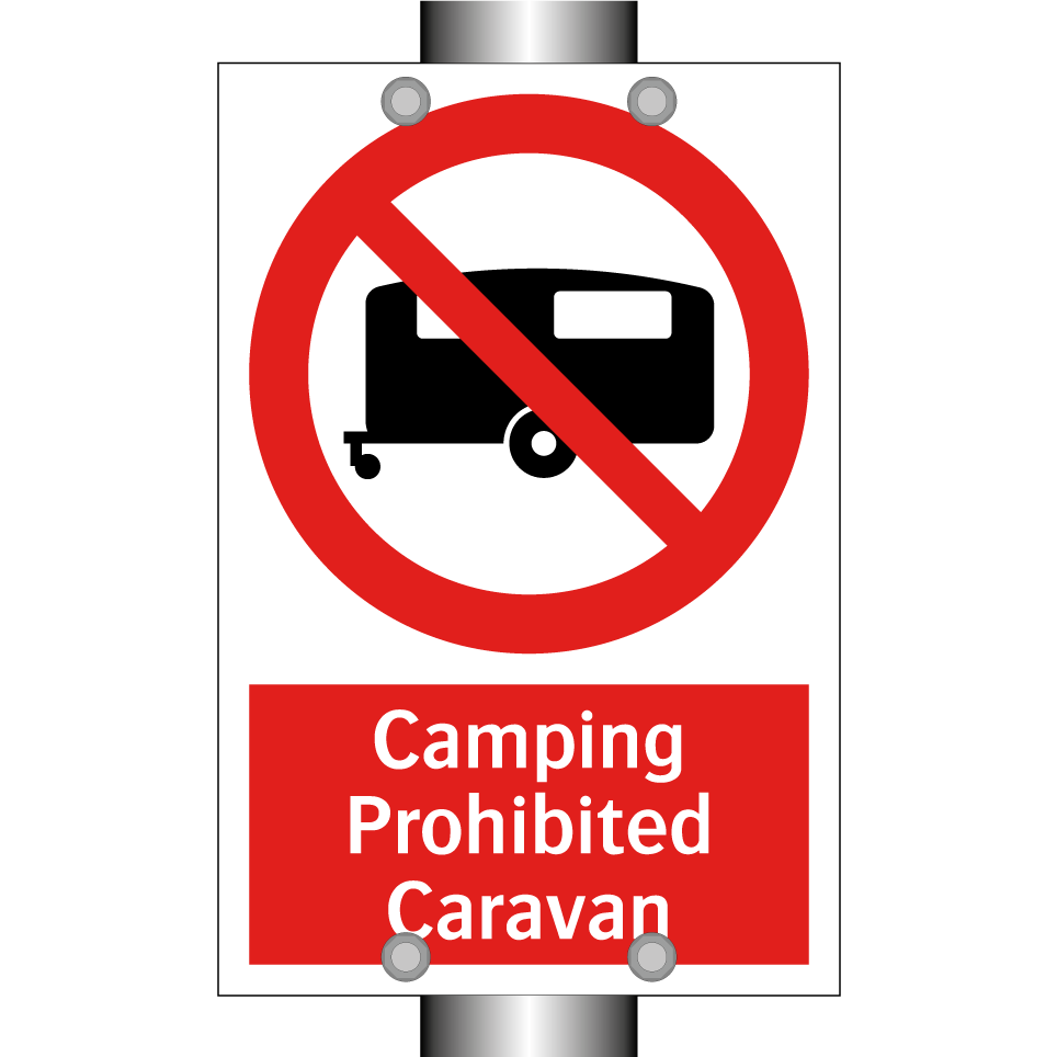 Camping Prohibited Caravan