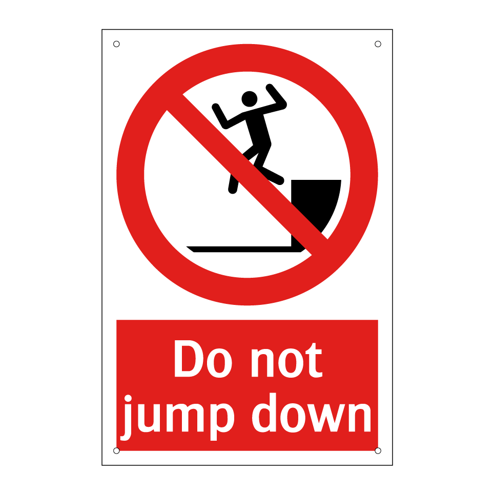 Do not jump down