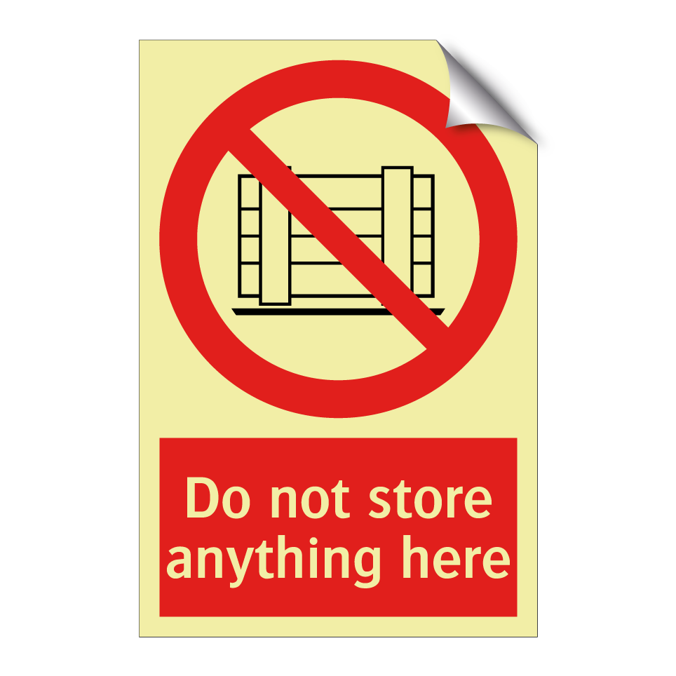 Do not store anything here