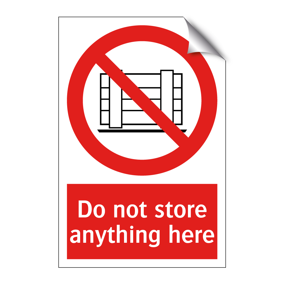 Do not store anything here