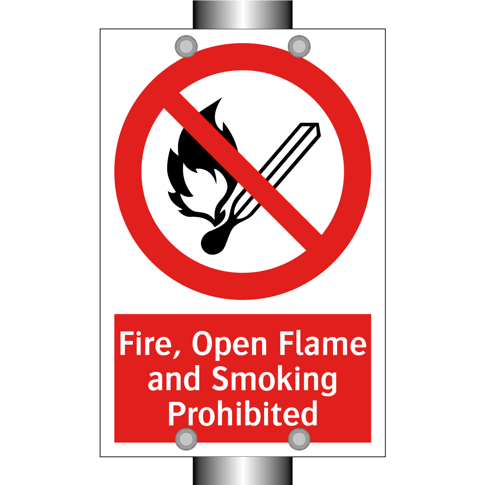 Fire, Open Flame and Smoking Prohibited