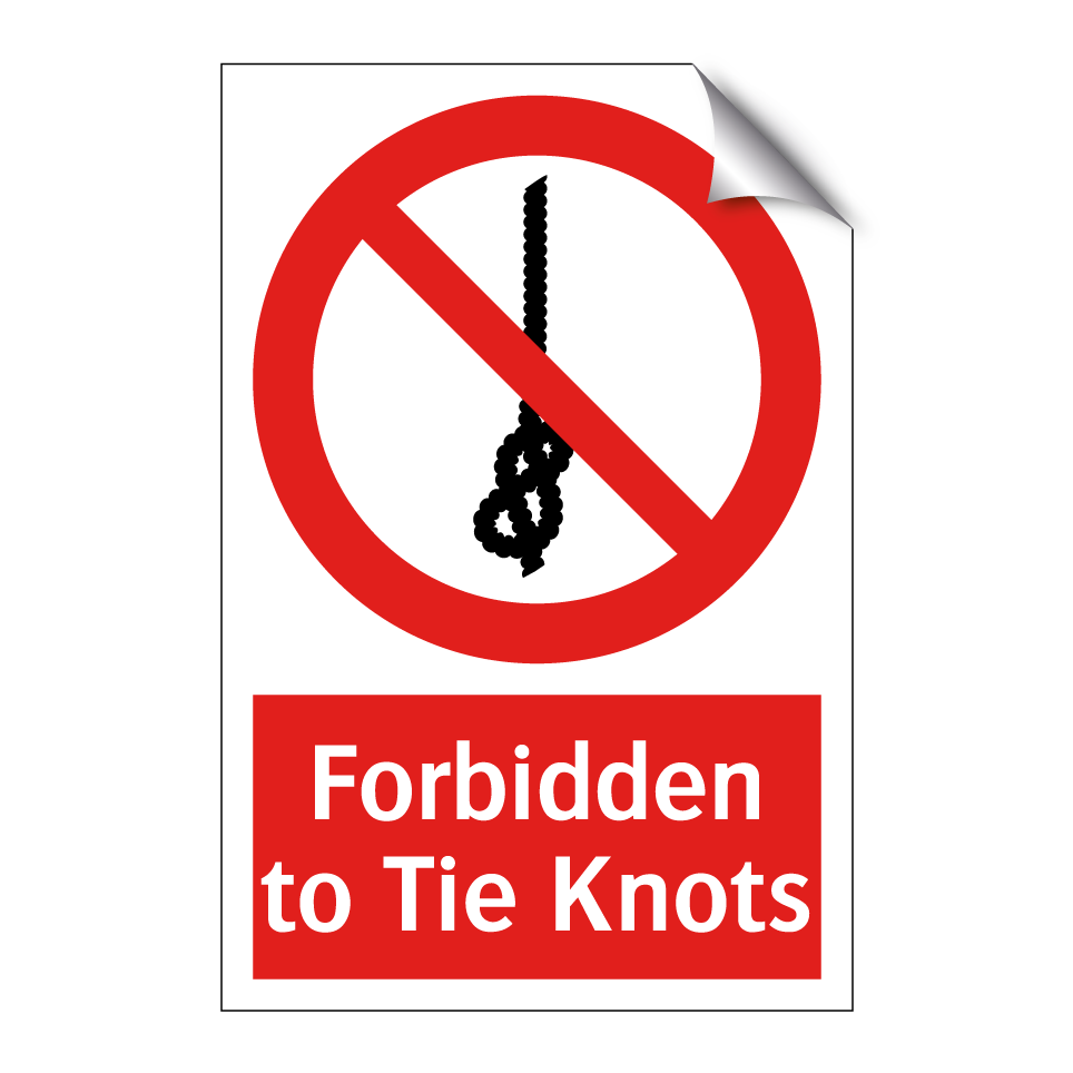 Forbidden to Tie Knots