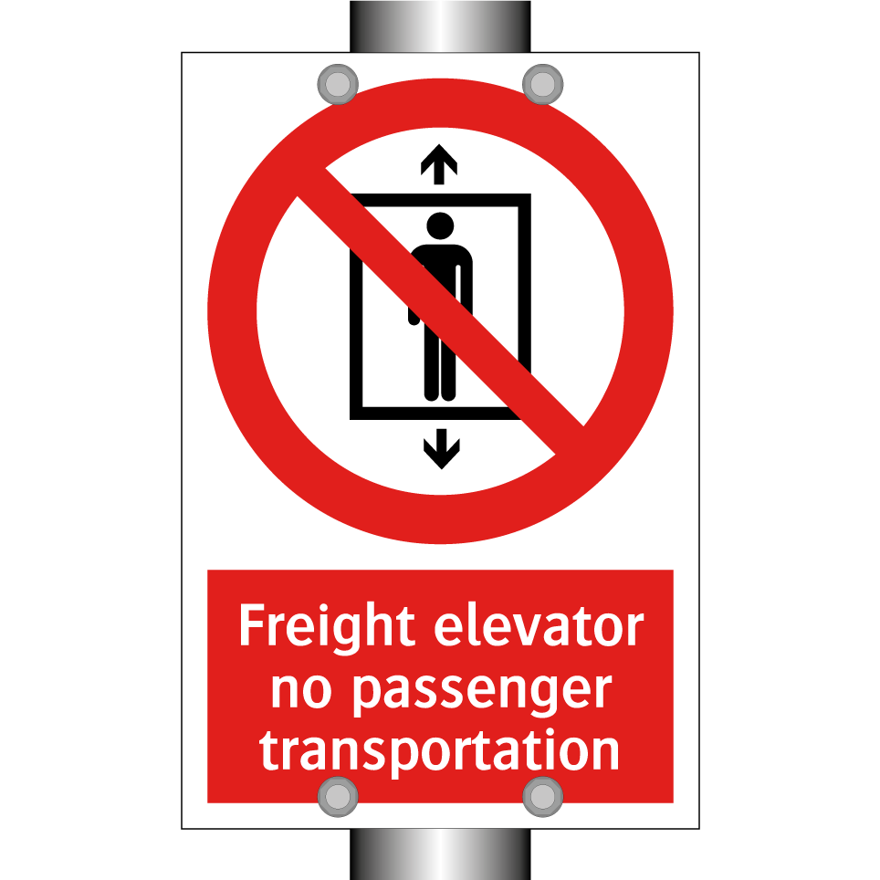 Freight elevator no passenger transportation