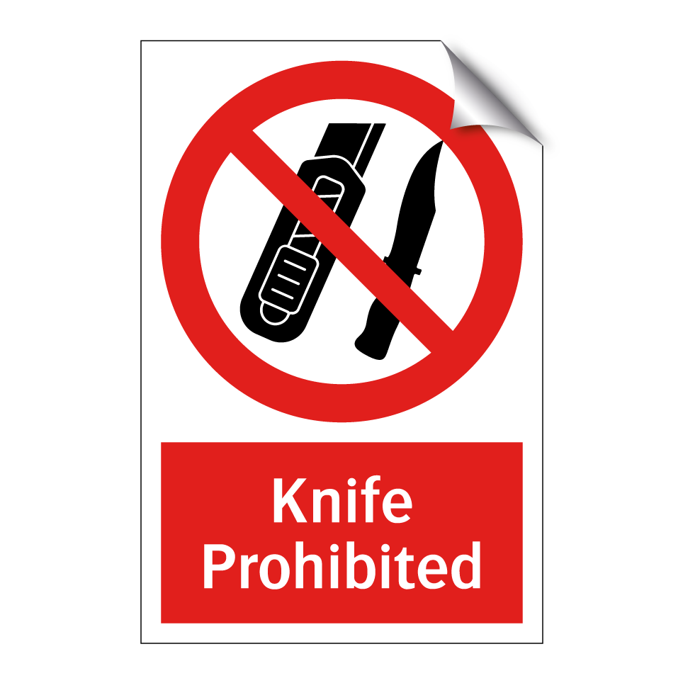 Knife Prohibited