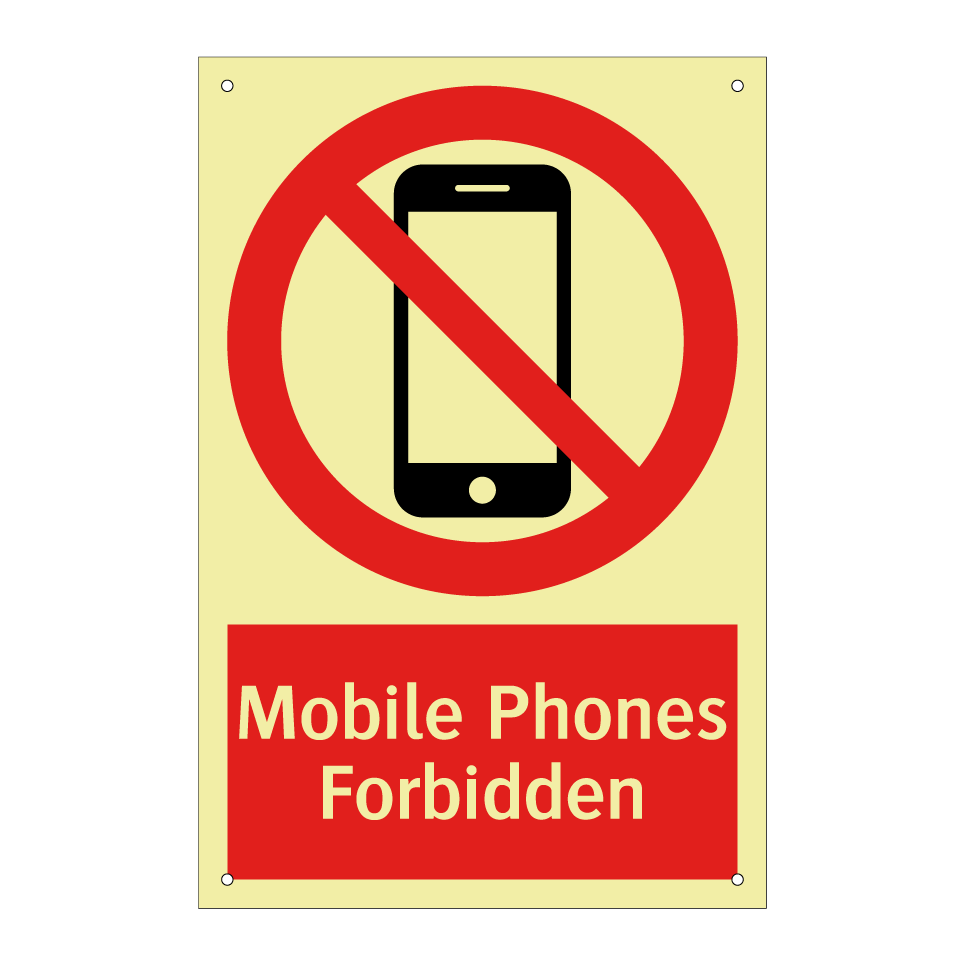 Mobile Phones Forbidden