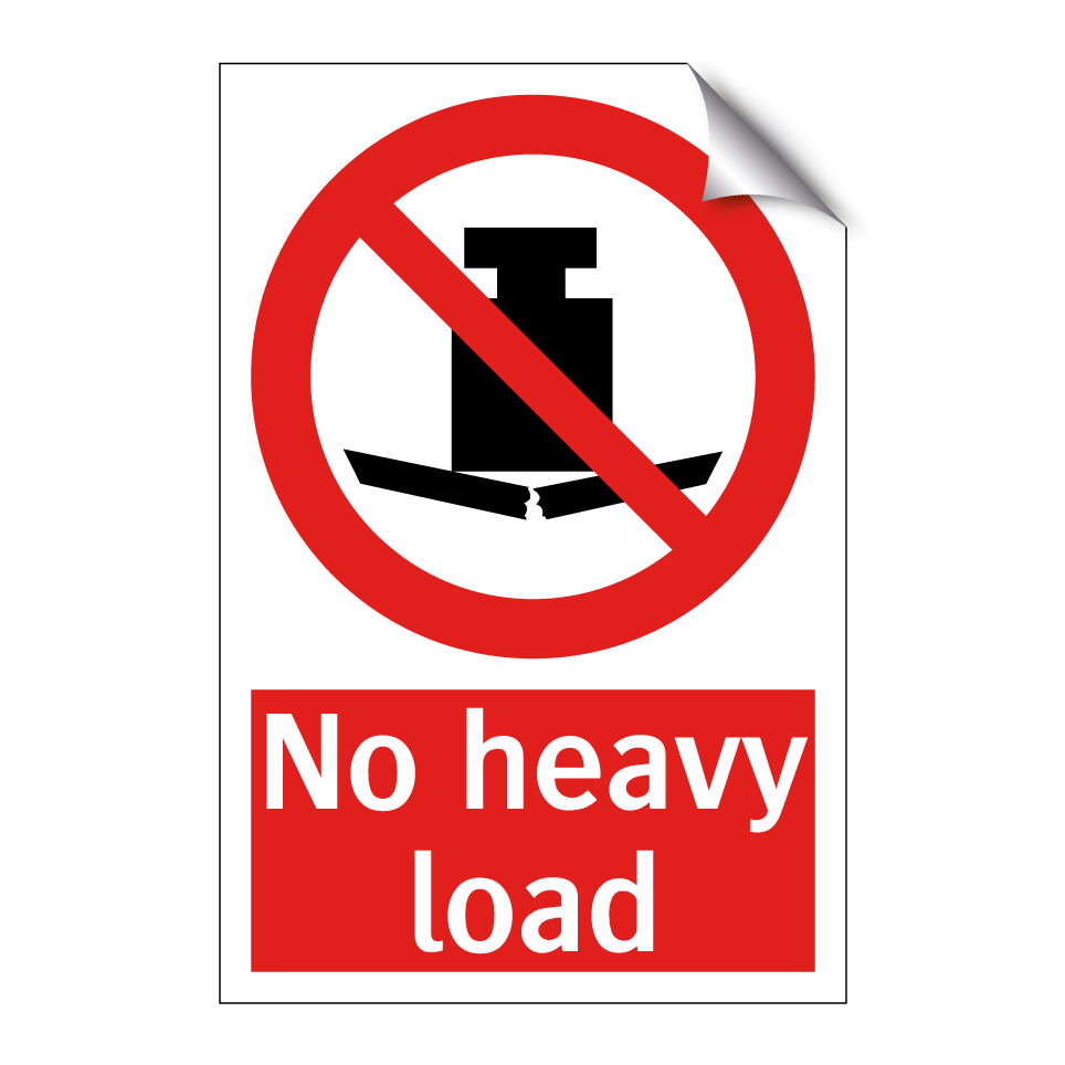 No heavy load