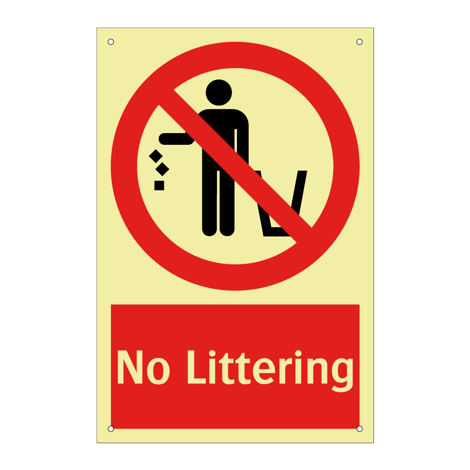 No Littering