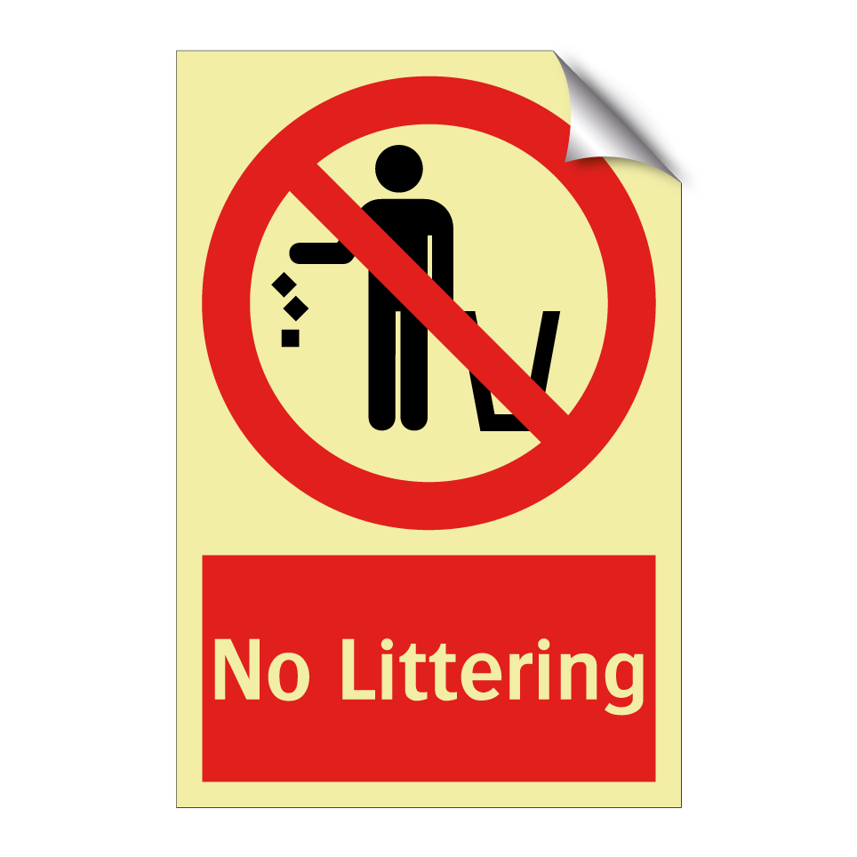 No Littering