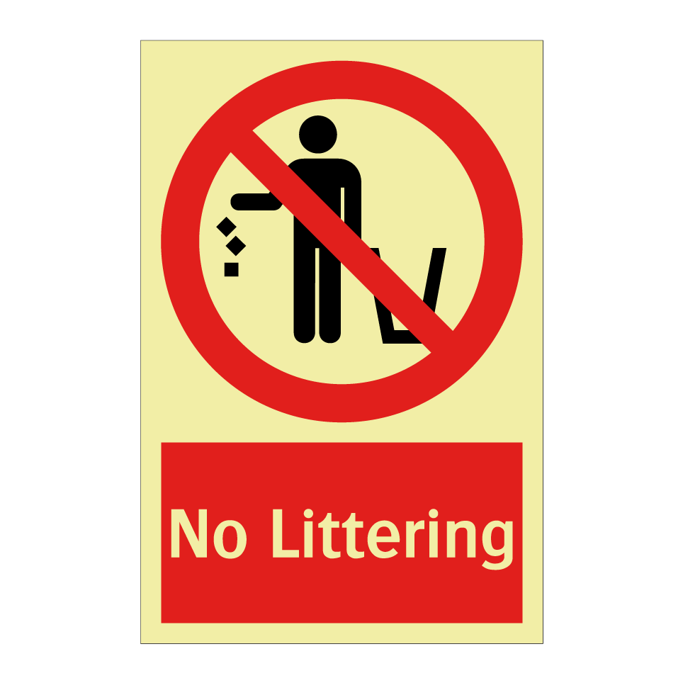 No Littering