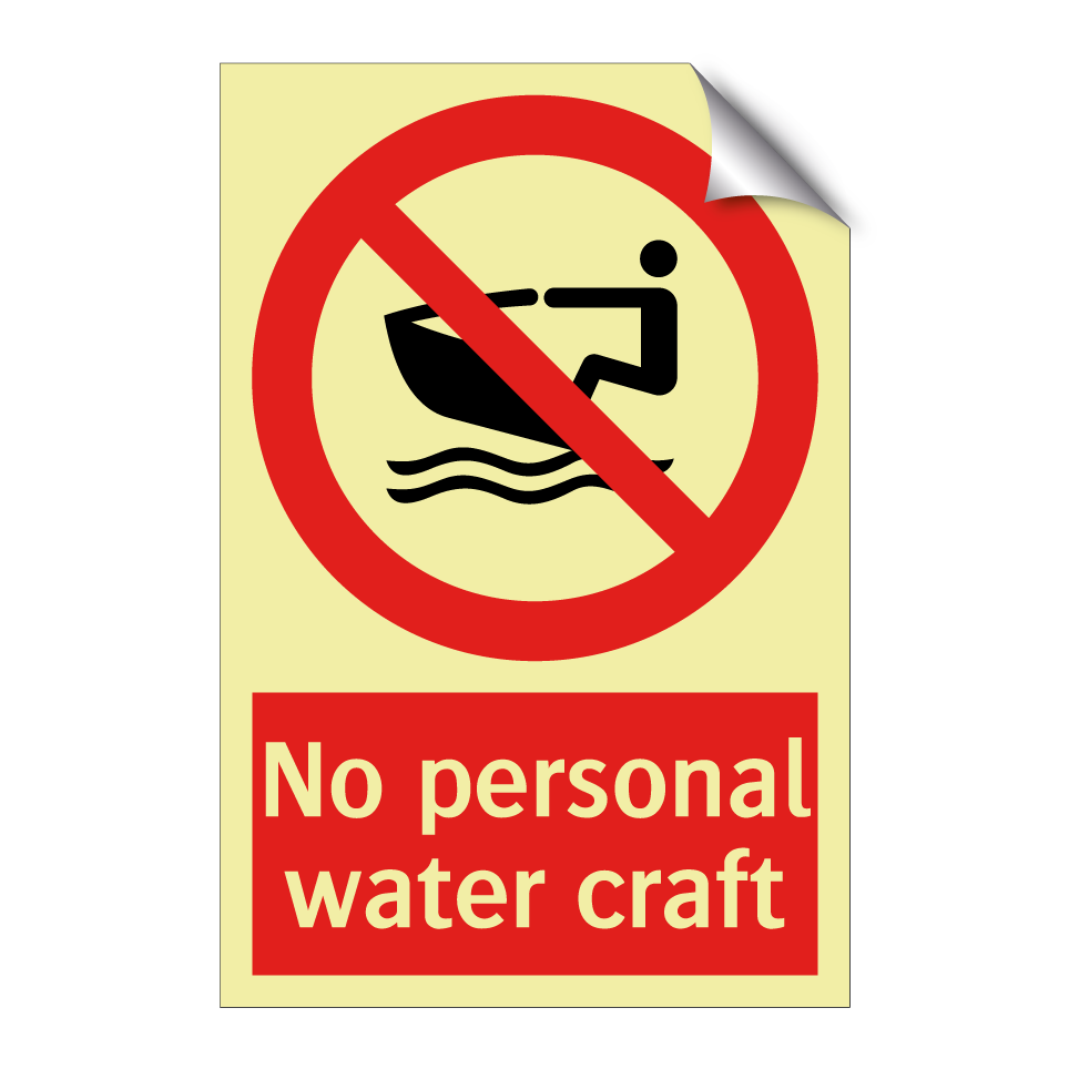 No personal water craft