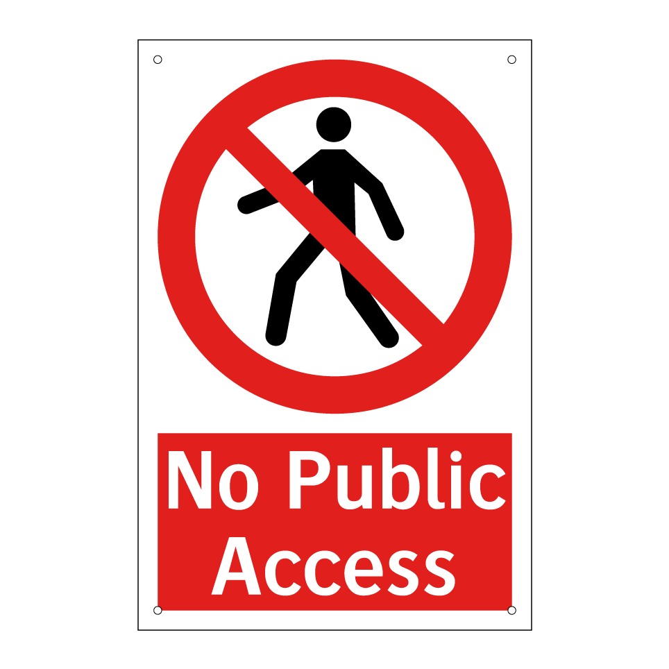 No Public Access