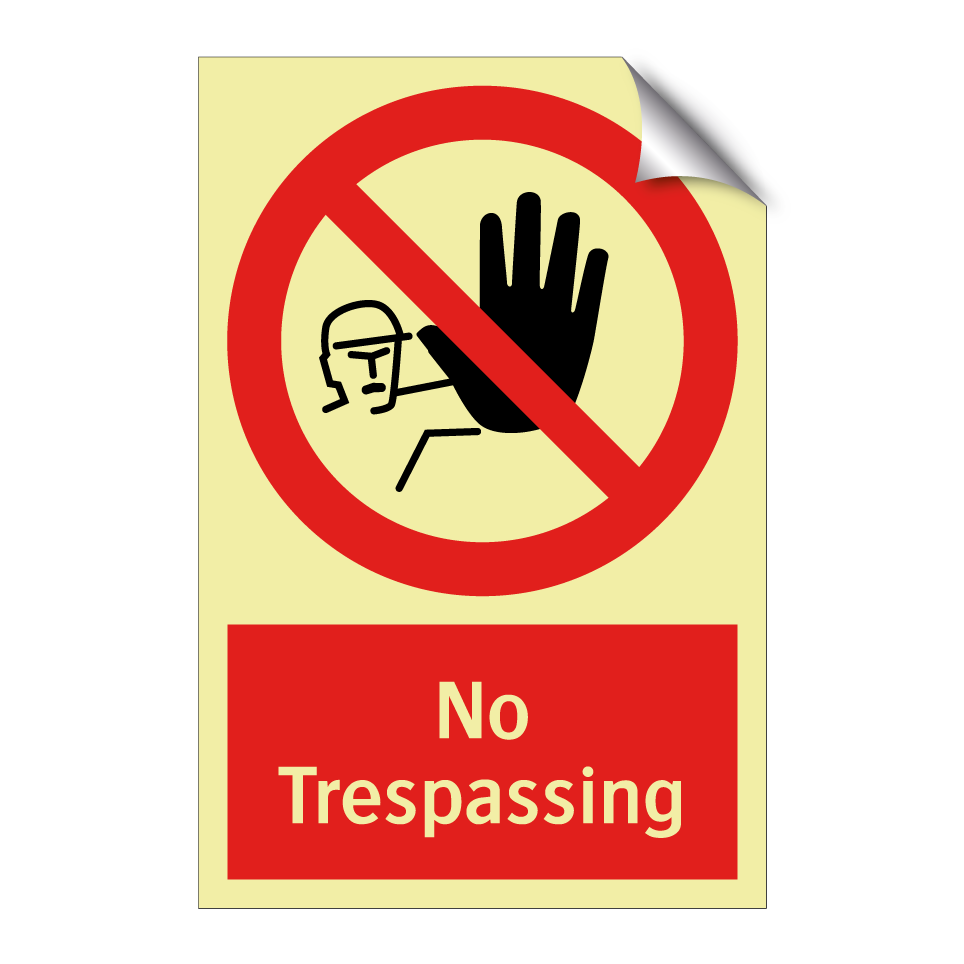 No Trespassing