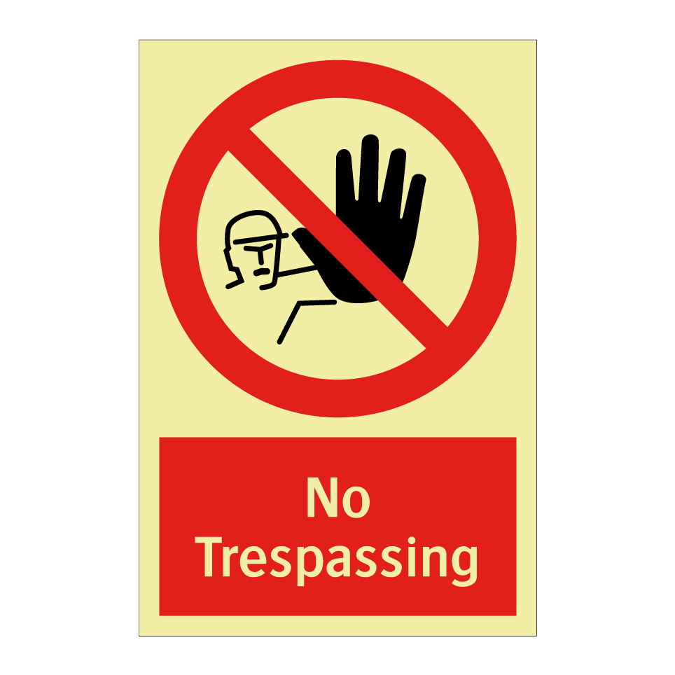 No Trespassing