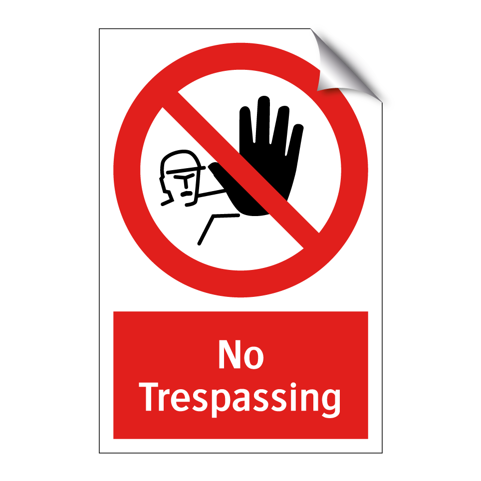 No Trespassing