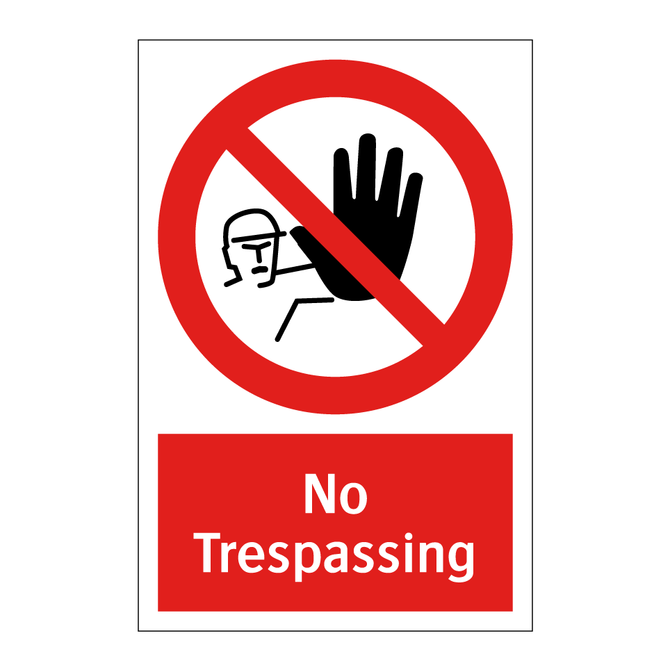 No Trespassing