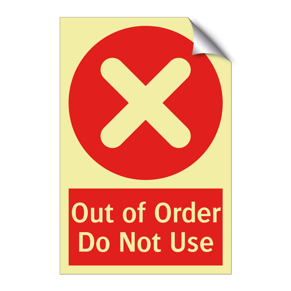 Out of Order Do Not Use