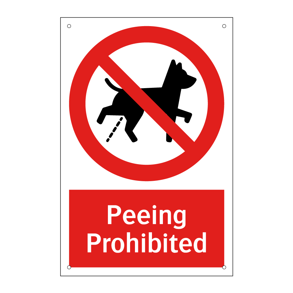 Peeing Prohibited